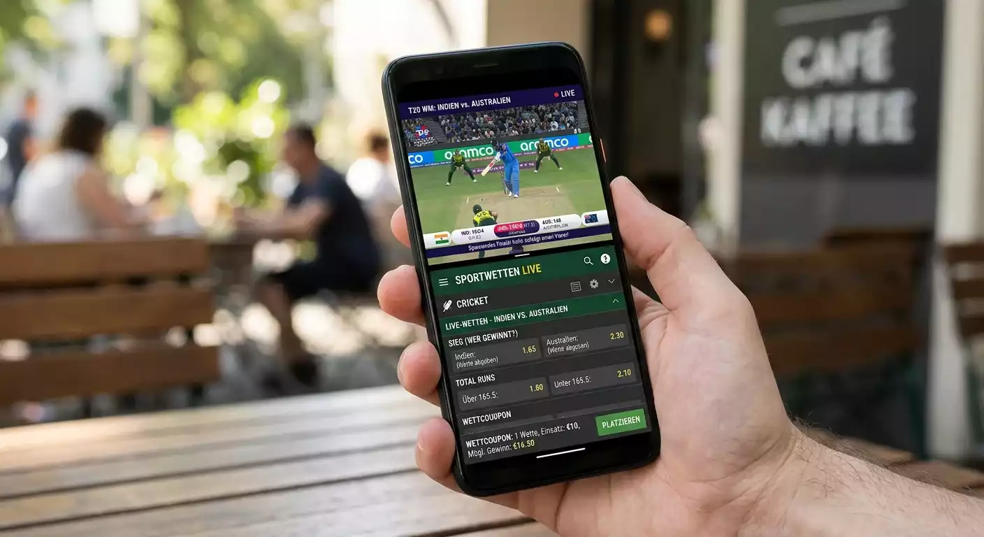 bet365 Live-Cricket-Stream und In-Play-Wetten – Integration von Stream und Wettoberfläche für deutsche Spieler