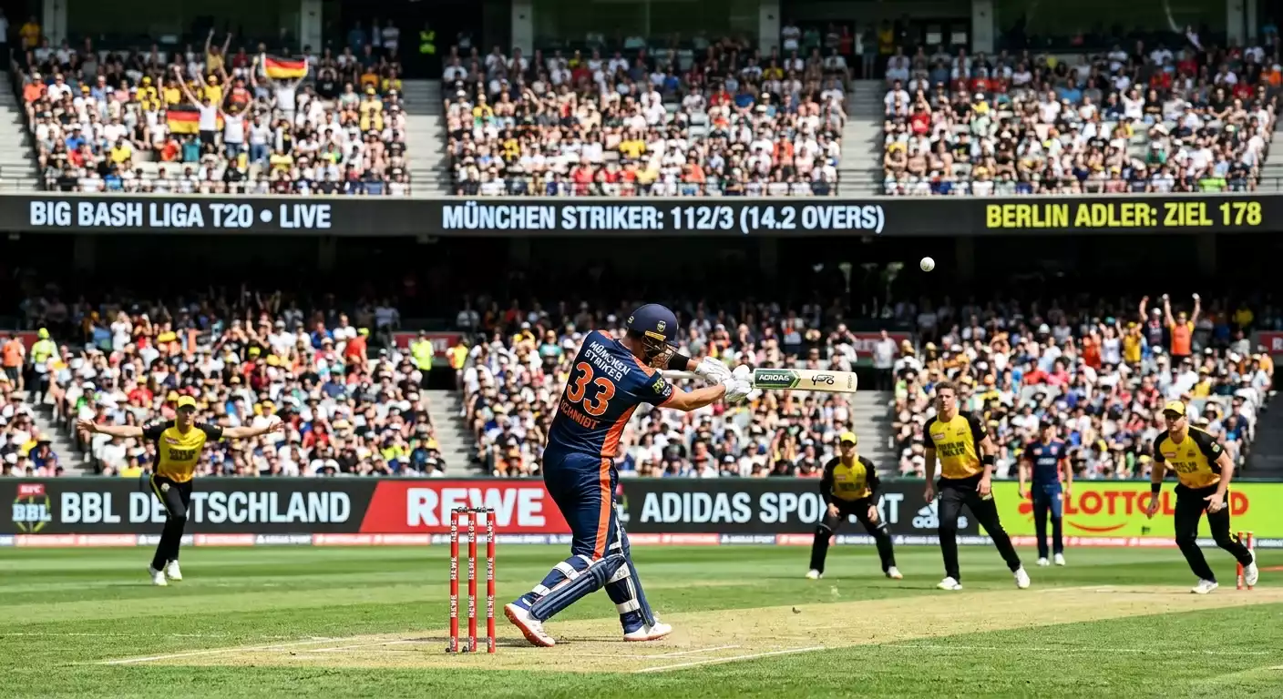 Australisches T20-Cricket der Big Bash League mit typischen Spieleigenschaften für Wetter