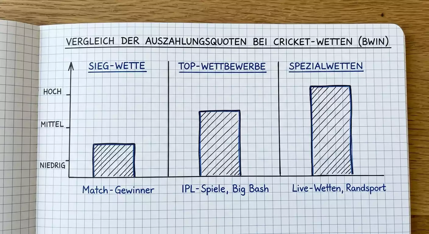 bwin Cricket Auszahlungsquoten Vergleich – Match-Winner- und IPL-Wettquoten im Überblick