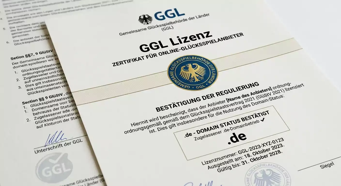 bwin GGL-Lizenz und .de-Domain – Nachweis der deutschen Zulassung für Sportwetten