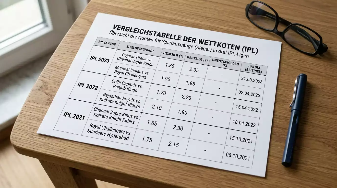 CPL-Quotenvergleich mit IPL und BBL bei deutschen Cricket-Wettanbietern