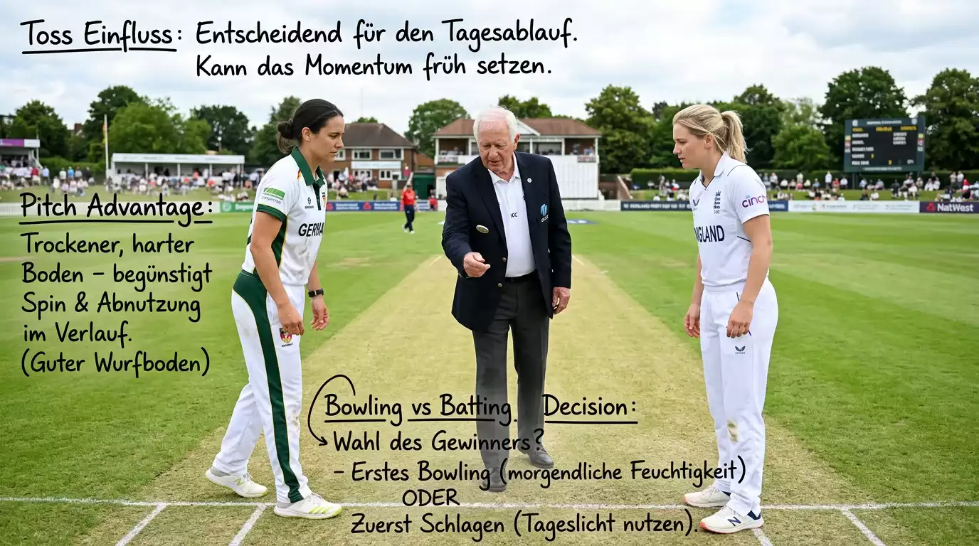 Bedeutung des Münzwurfs für cricket toss wetten und seine strategische Rolle im Cricket