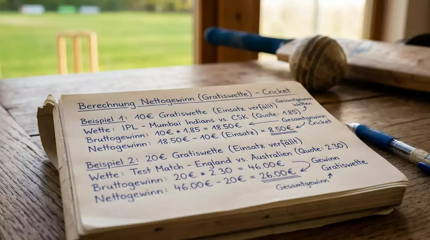 FreeBet beim Cricket – was eine Gratiswette bei deutschen lizenzierten Anbietern wirklich wert ist