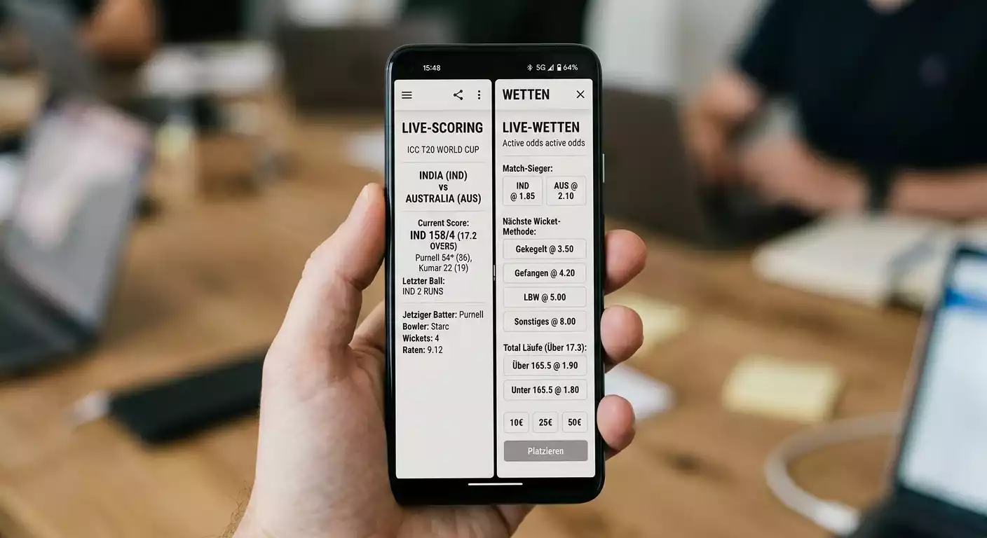 Live-Score-Integration und Push-Benachrichtigungen in Cricket-Wett-Apps bei deutschen Buchern
