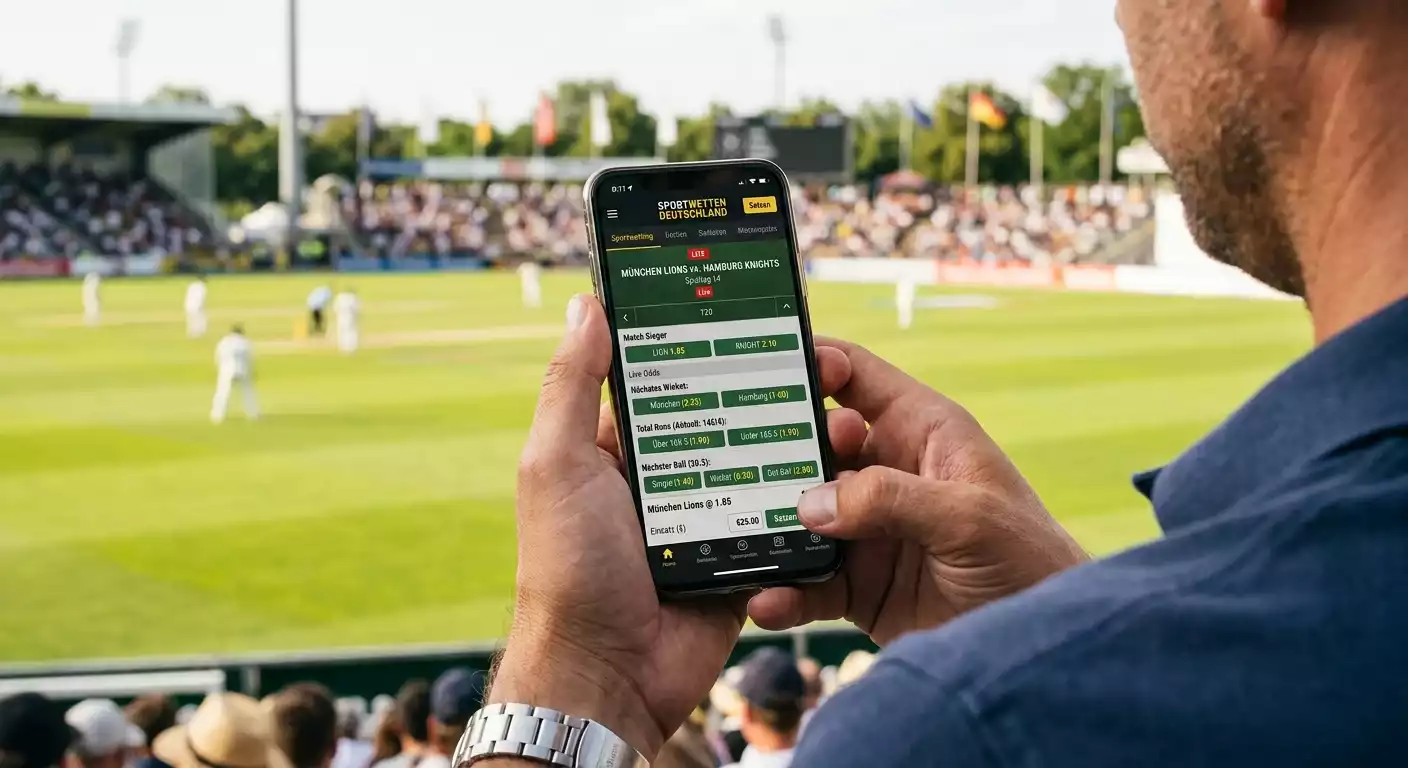 Mobile Cricket-Wetten per App – Spieler nutzen lizenzierte Buchmacher-Apps für Live-Wetten auf Cricket