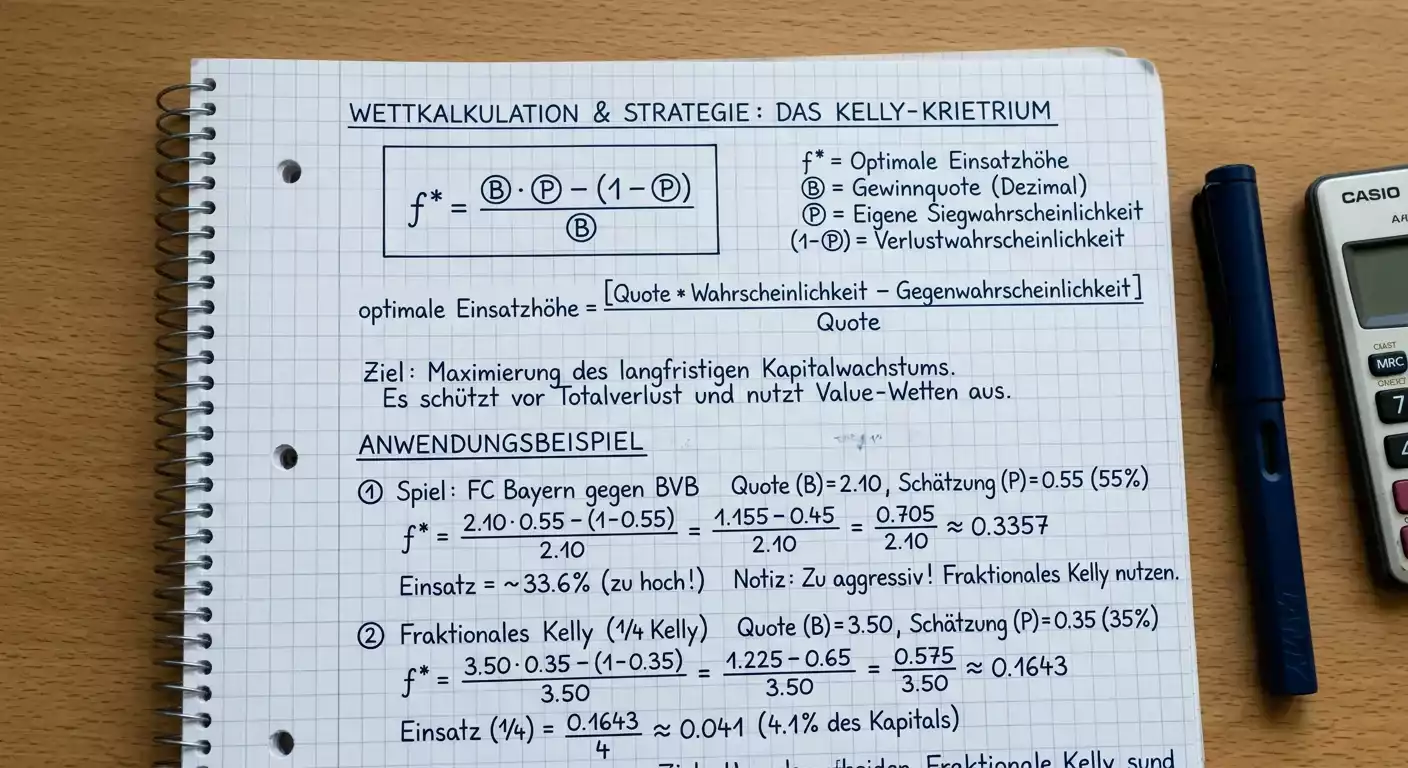 Kelly-Kriterium für Cricket-Wetten – optimale Einsatzberechnung basierend auf Wahrscheinlichkeitsschätzungen