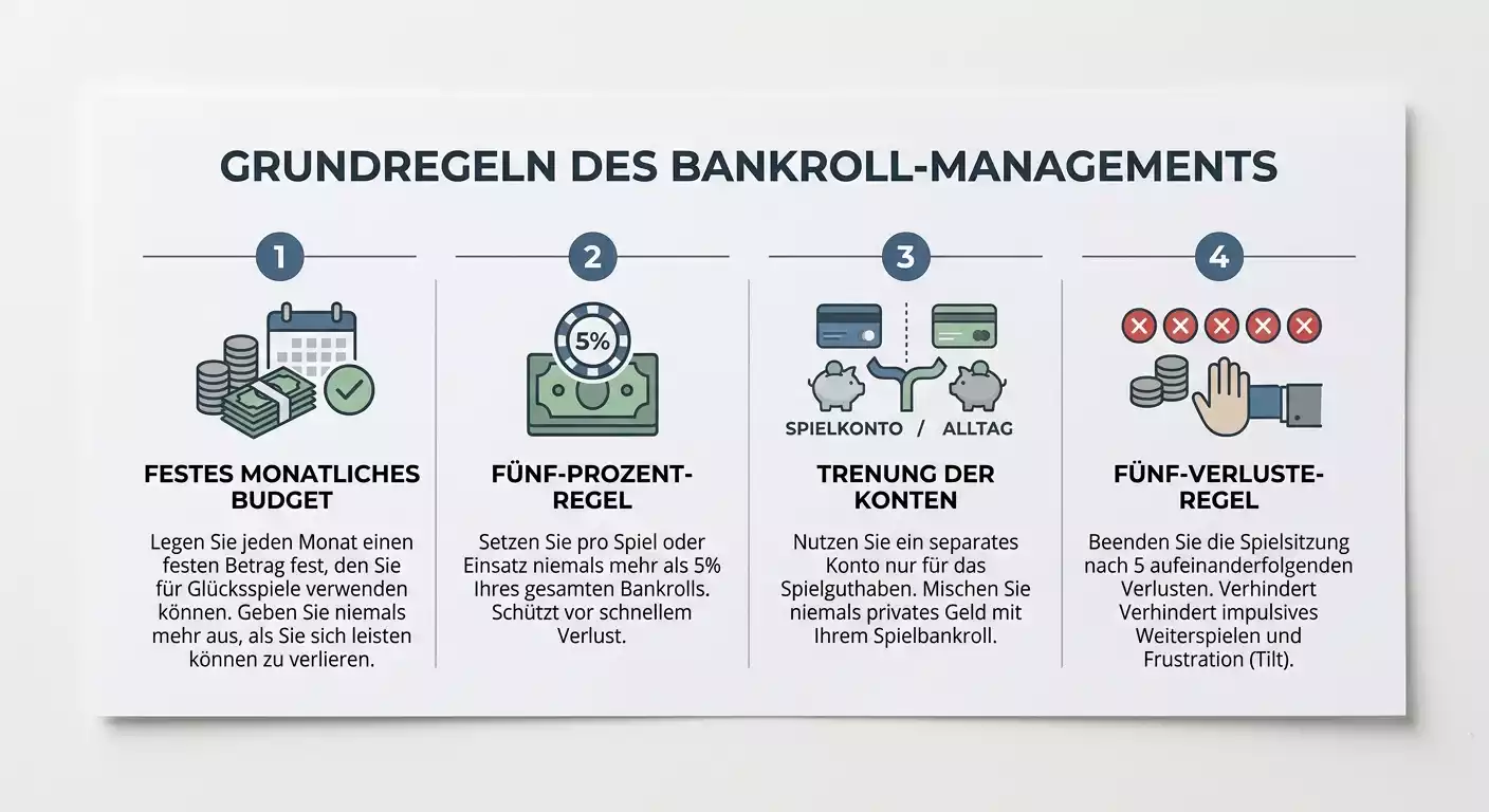 Cricket Bankroll Management Grundregeln – vier Prinzipien für nachhaltiges Wetten im LUGAS-Rahmen