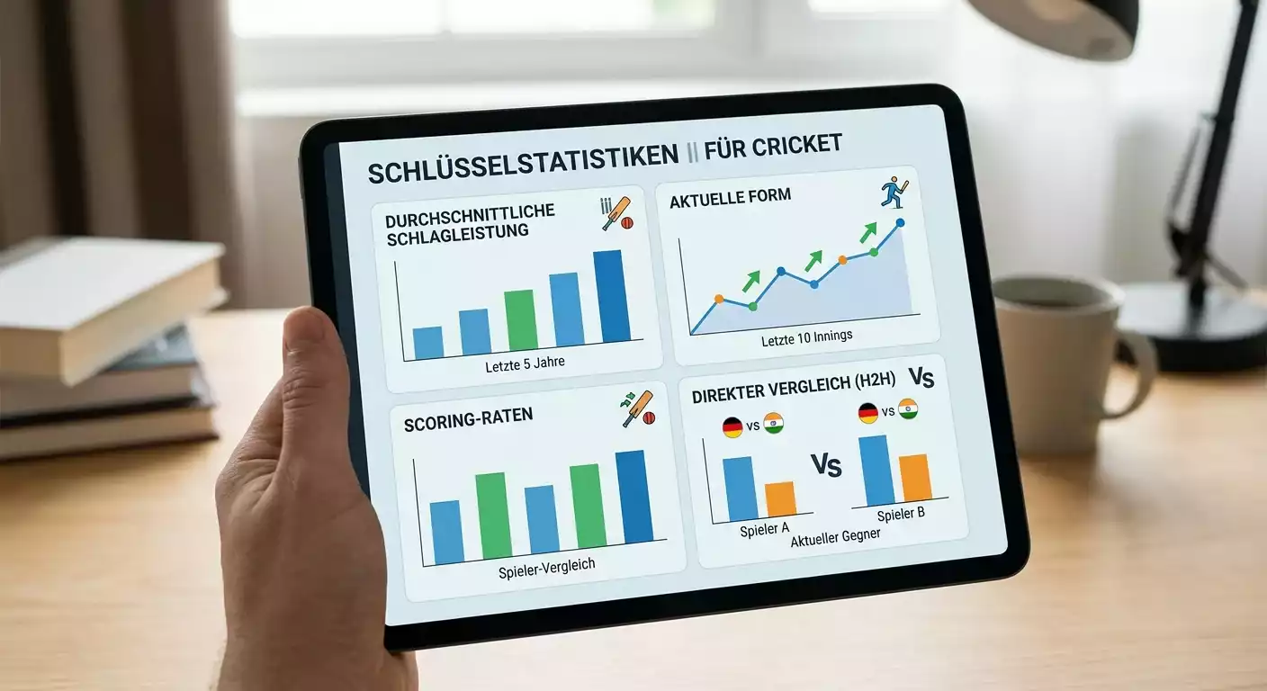 Wichtige Cricket-Statistik-Kennzahlen für Wettentscheidungen: Average, Strike Rate und Form