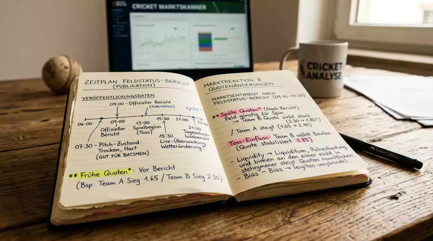 Timing von Pitch-Analyse und Marktreaktionen bei Cricket-Wetten – wann lohnt sich früh zu wetten